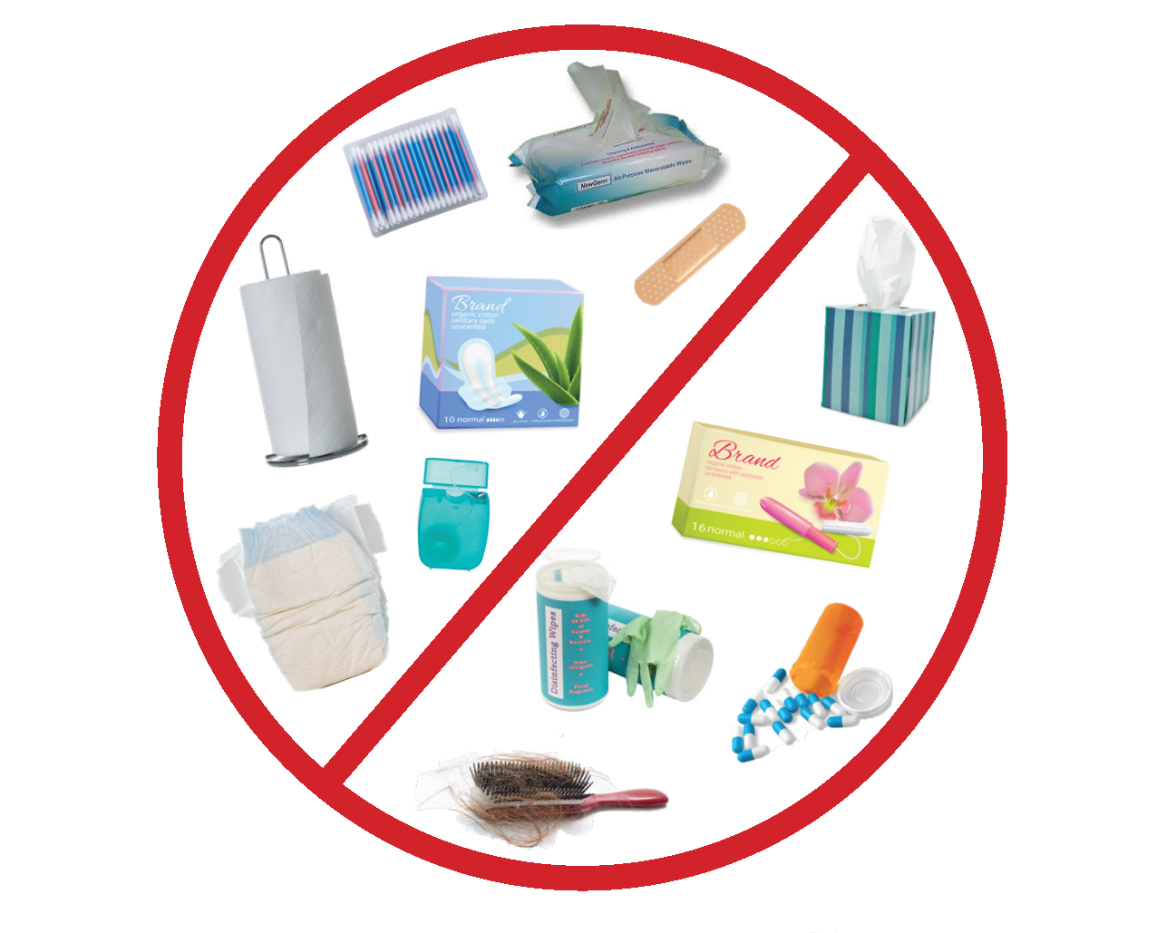 Things that should never be flushed down the toilet