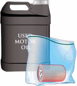 used_oil_container_and_bagged_filter
