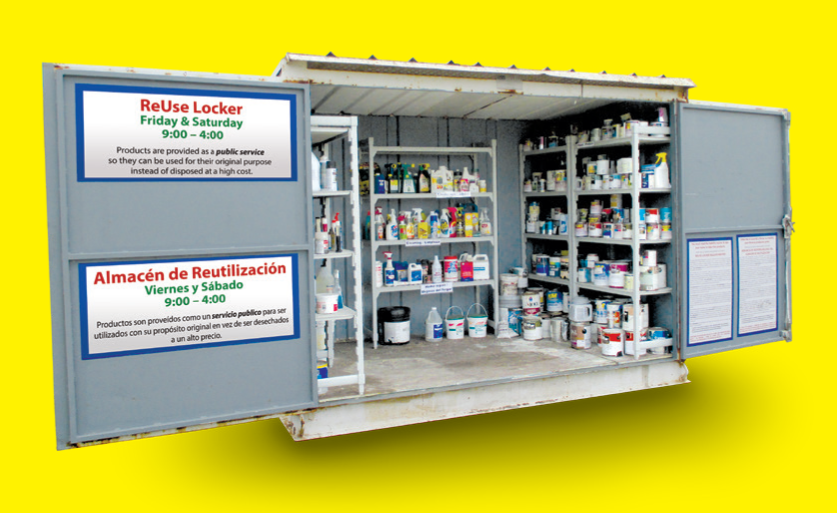 ReUse-Locker image of container with used but usable products