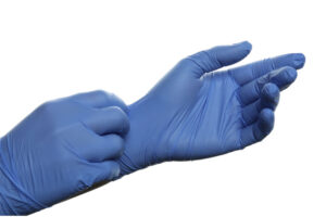hands-putting-on-medical-gloves-isolated-on-white