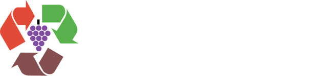 napa recycling logo in white