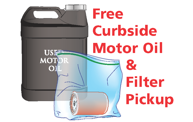 Free Curbside Oil Recycling + Motor Oil and Filter Collection Sites