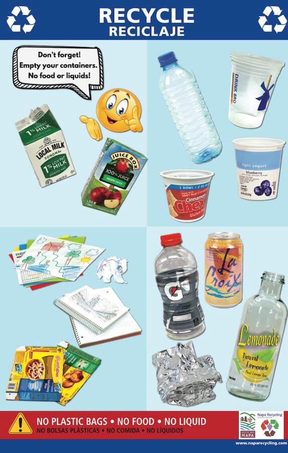 recycle sign for schools
